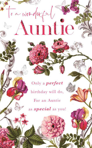 Picture of WONDERFUL AUNTIE BIRTHDAY CARD